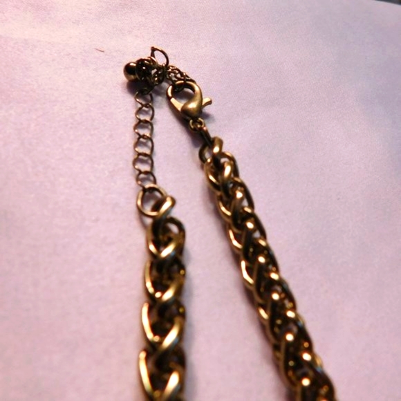 Vintage Gold Tone Rope Chain Necklace - Picture 2 of 7